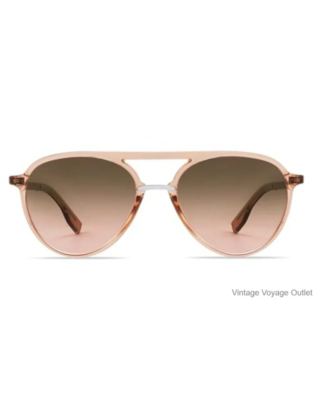 Retro Aviator Polarized Sunglasses Double Bridge UV400 Protection HD TAC Lenses